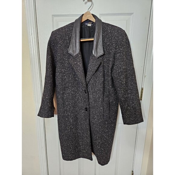VTG Hunter’s Run Women's Double Breasted 100% Virgin  Pure Wool Coat Meduim 9 - Picture 1 of 12